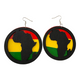 Africa Wood Earrings