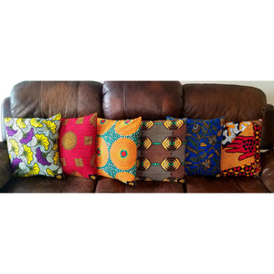 Chido Decorative Pillows-Red/Gold Farie's Collection