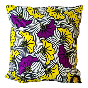 Chido Decorative Pillows-Purple/Yellow Farie's Collection